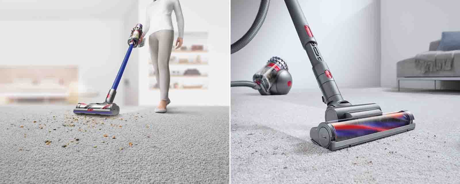 The Dyson V11 Absolute Vacuum and the Dyson Cinetic Big Ball Absolute Vacuum.