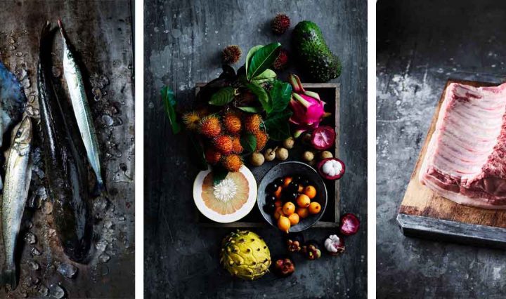 Winning food from the Sea, Paddock and Earth categories of the 2020 delicious Harvey Norman Produce Awards.