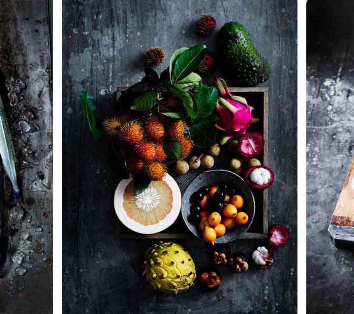 Winning food from the Sea, Paddock and Earth categories of the 2020 delicious Harvey Norman Produce Awards.