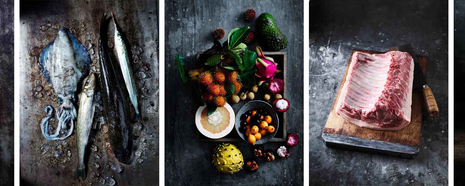 Winning food from the Sea, Paddock and Earth categories of the 2020 delicious Harvey Norman Produce Awards.