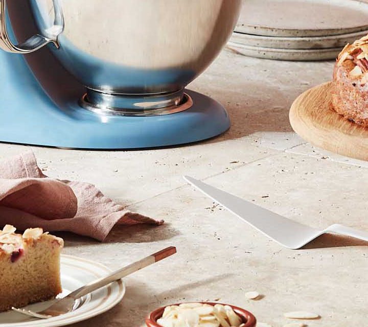 A Vegan Rhubarb & Almond Tea Cake Recipe