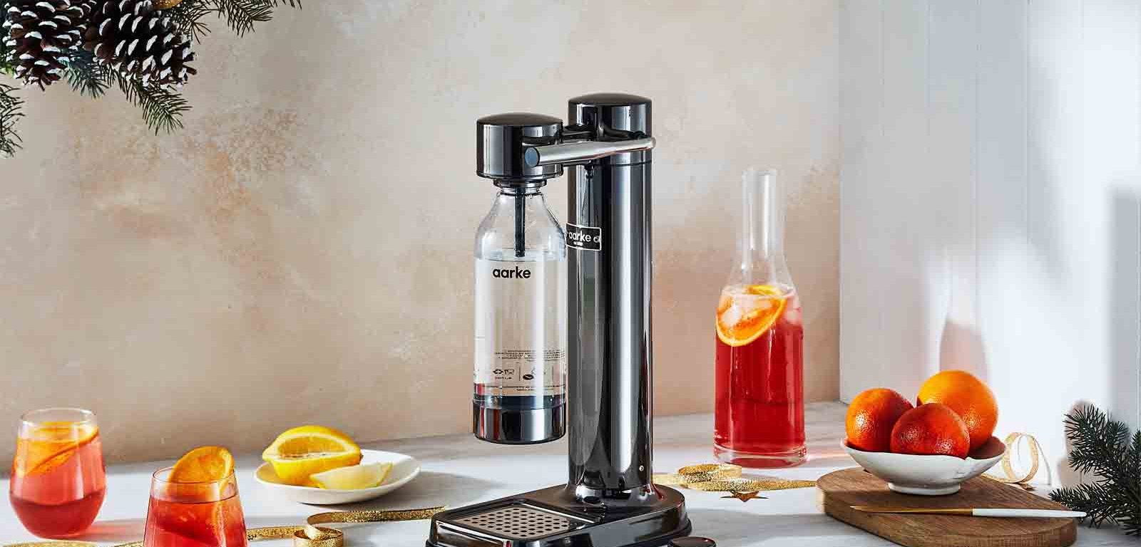 Making American Rosso Cocktails with the AARKE Drink Maker.