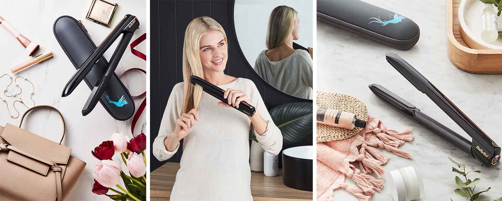 Various images of the BaByliss 9000 Cordless Hair Straightener