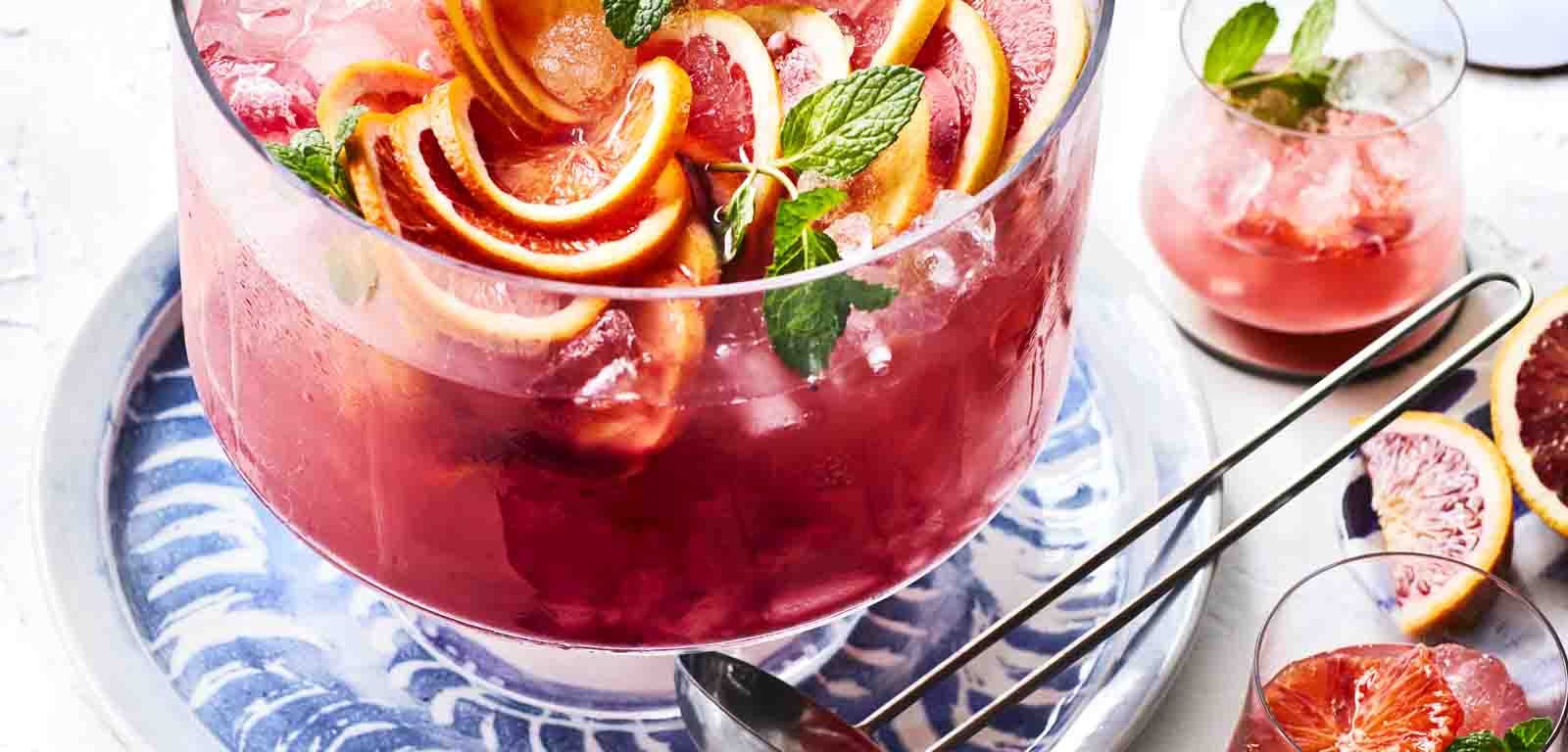Blood Orange, Watermelon and Ruby Red Grapefruit Refresher Recipe