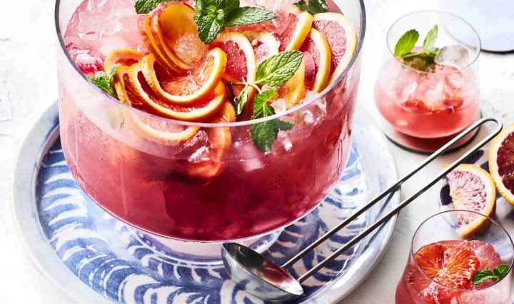 Blood Orange, Watermelon and Ruby Red Grapefruit Refresher Recipe