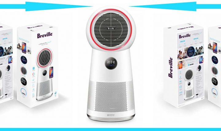 The Breville Air Rounder Plus Connect and boxes.