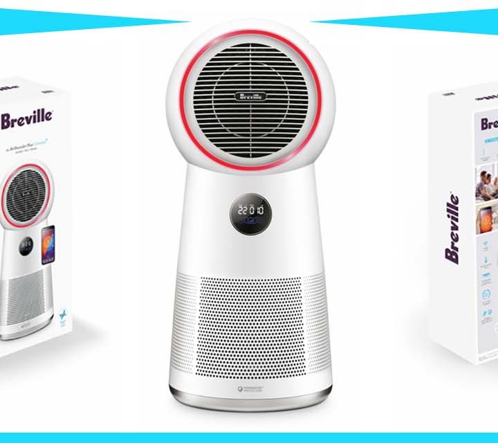 The Breville Air Rounder Plus Connect and boxes.