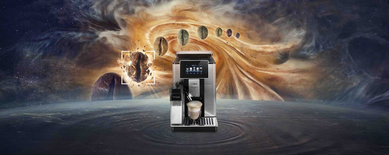 Artwork for the De'Longhi PrimaDonna Soul Automatic Coffee Machine.