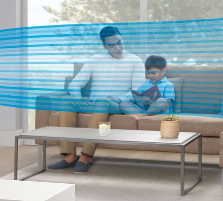 Dyson Pure Hot+Cool purifying fan heater.