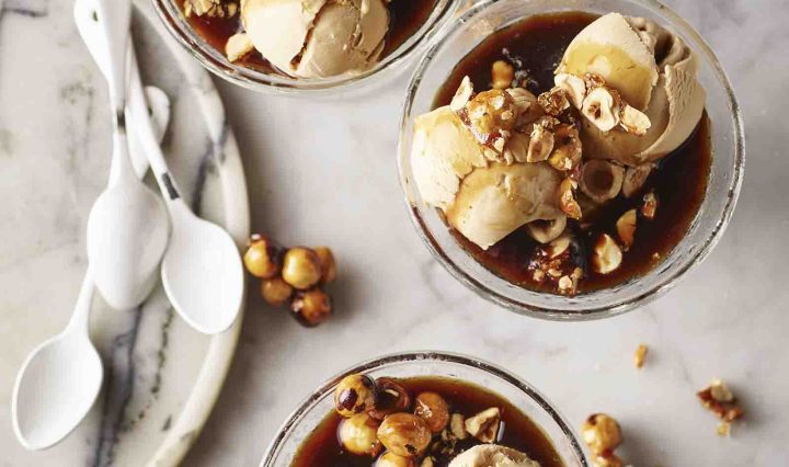 Three serves of Espresso Martini Afogato.