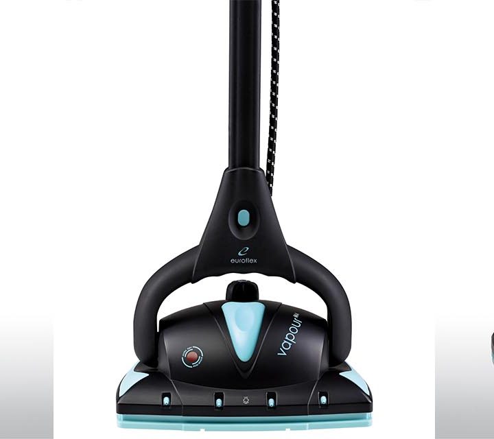 Three images of the Euroflex Vapour M4S hybrid steam cleaner