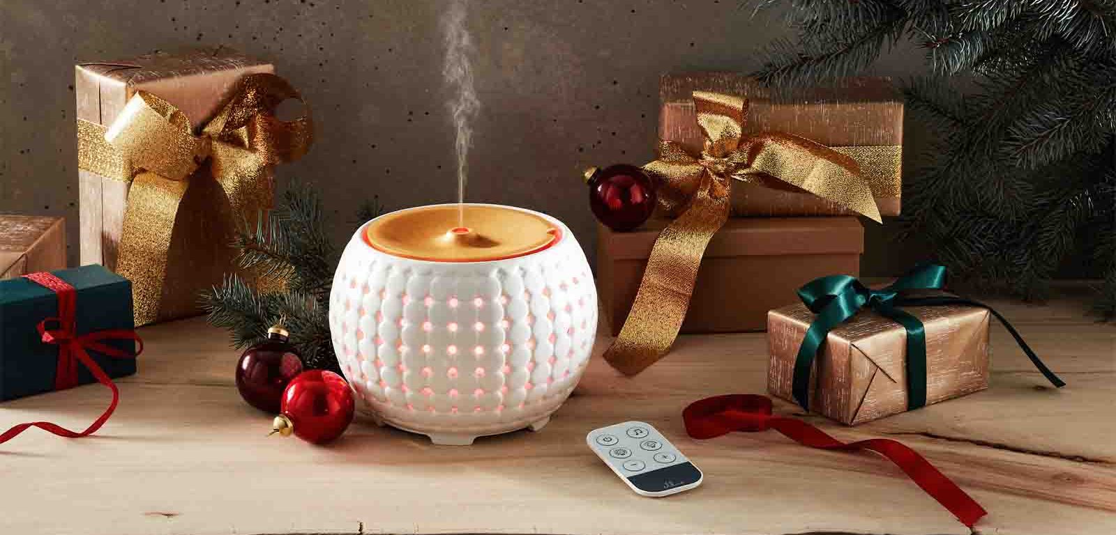 HoMedics Ellia Gather Ultrasonic Aroma Diffuser along with other Christmas gifts.