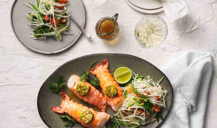 Lobster with Chilli & Coriander Butter recipe