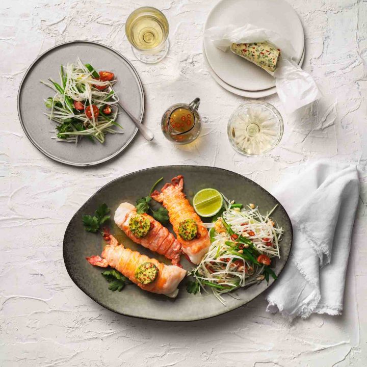 Lobster with Chilli & Coriander Butter recipe