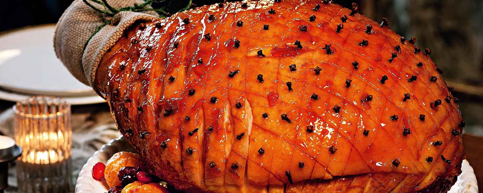 Maple Glazed Ham.