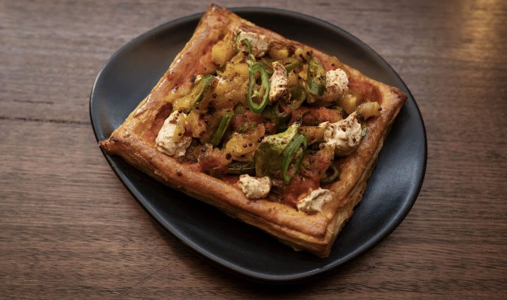 Pine and Swine creation on a plate.