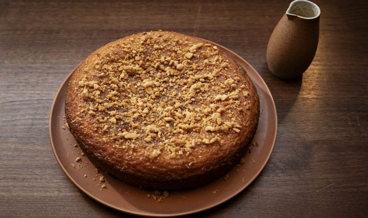 MasterChef Sultana Cake on a plate.