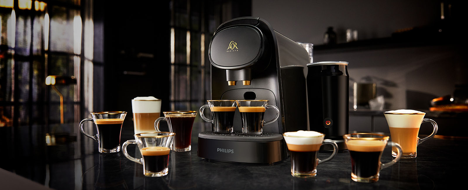 Review of the Philips L'Or Barista coffee machine.