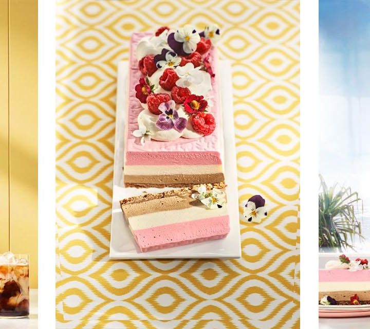 The Jura Z10 Automatic Coffee Machine next to a Cheesecake Loaf.