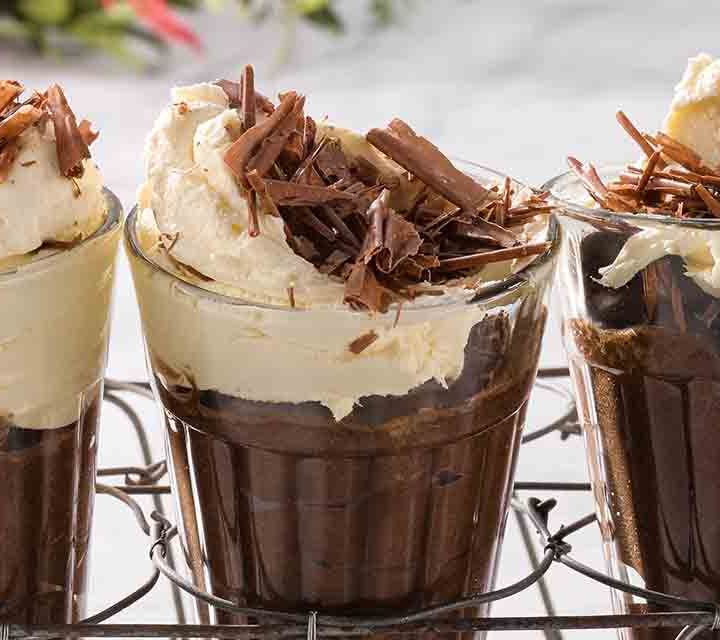 Our recipe for Espresso and Dark Chocolate Mousse.