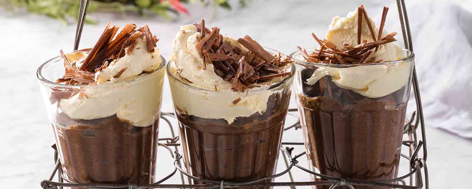 Our recipe for Espresso and Dark Chocolate Mousse.