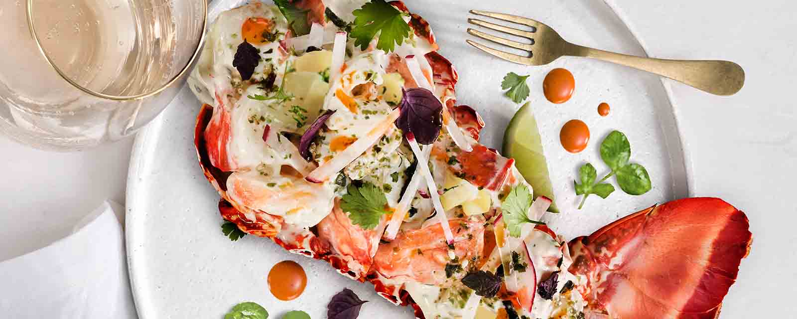 Our recipe for Grilled Lobster and Steamed Kipfler.