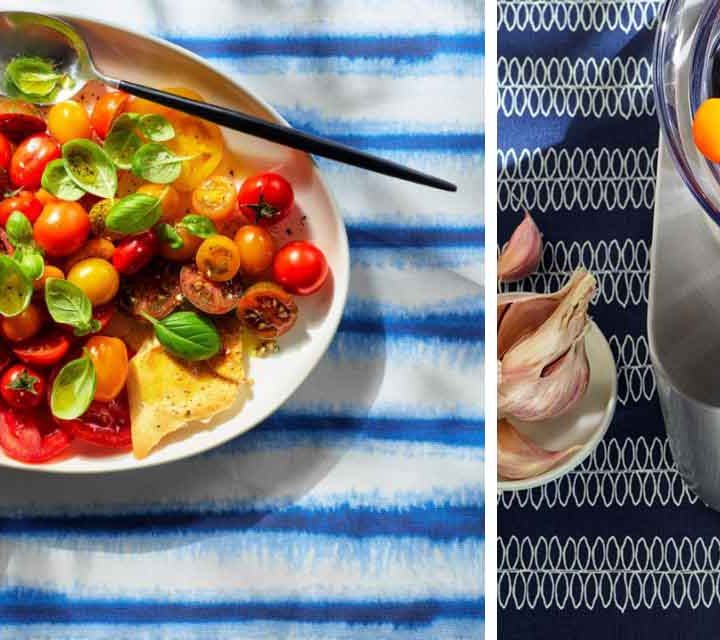 Recipe for Heirloom Tomato Salad.