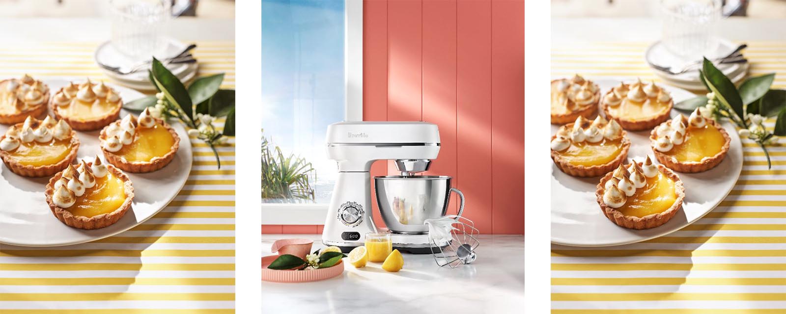 Breville the Bakery Chef and Mini Lemon Curd and Meringue Tarts.