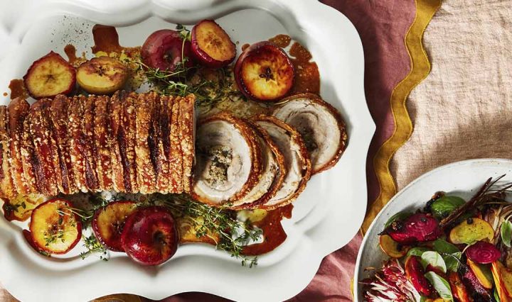 Close up photo of our Porchetta recipe.