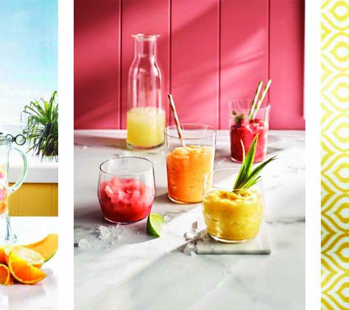 Recipe for Rockmelon and Lemon Frappe in the Breville 3X Bluicer Pro Blender.