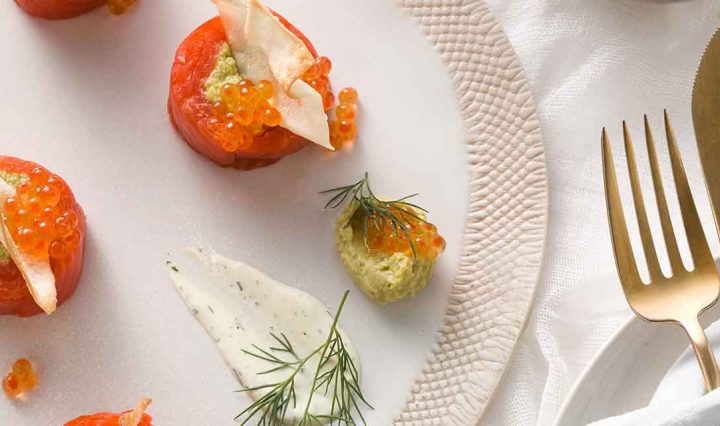 Our recipe for Salmon and Avocado Roulade.