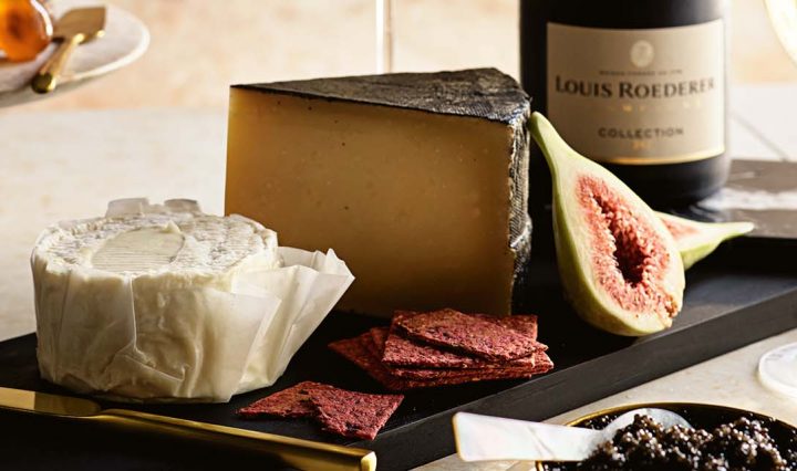 A close up of our Cheese Board.