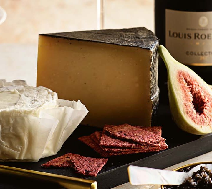 A close up of our Cheese Board.