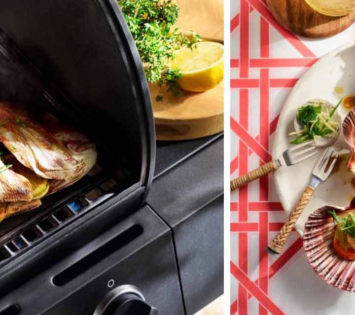 Recipes for Barbecued Seafood.