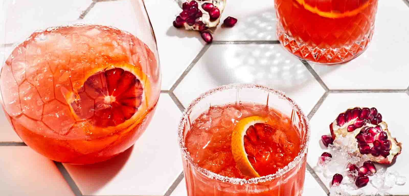 'Rubyo' Cocktail featuring fresh orange juice, Grand Marnier and white rum.