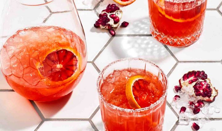 'Rubyo' Cocktail featuring fresh orange juice, Grand Marnier and white rum.