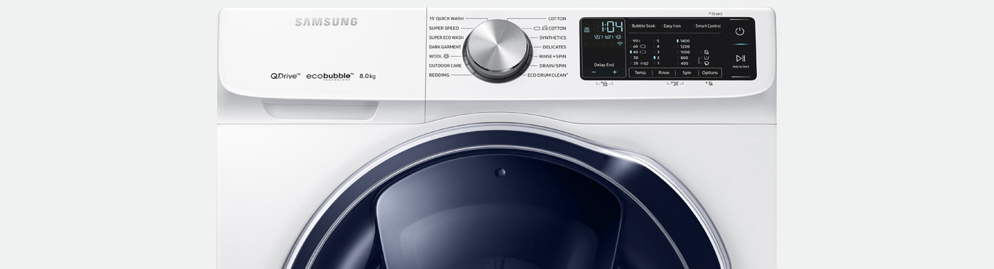 The super-fast Samsung QuickDrive Washing Machine