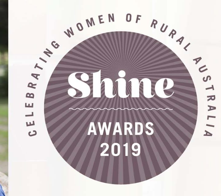 Lisa D'Onofrio, 2018 Shine Award Winner & Shine Awards 2019 Logo