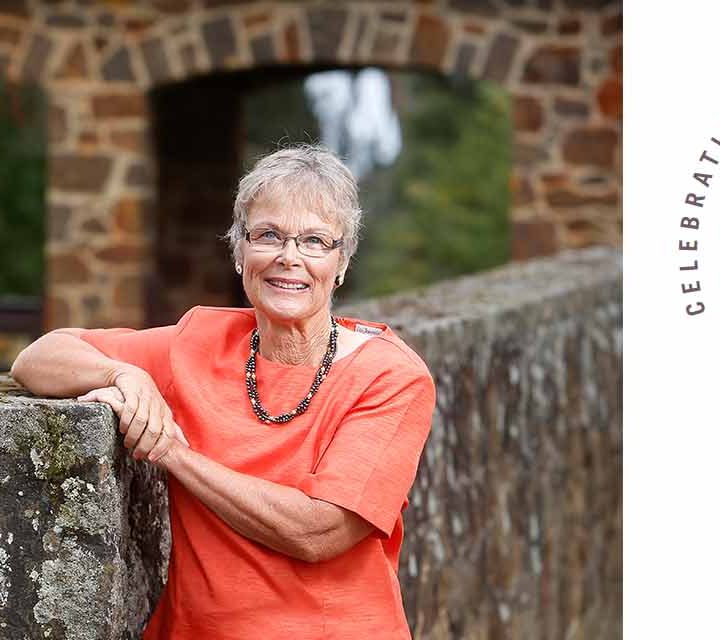 Carmel Beresford and the Shine Awards 2021 logo.