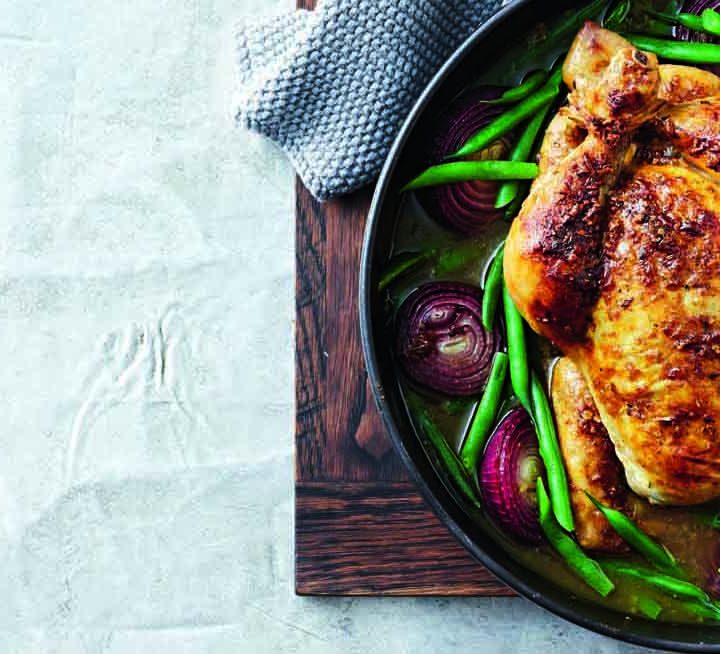 Spice-Rubbed Pot Roast Chicken Recipe
