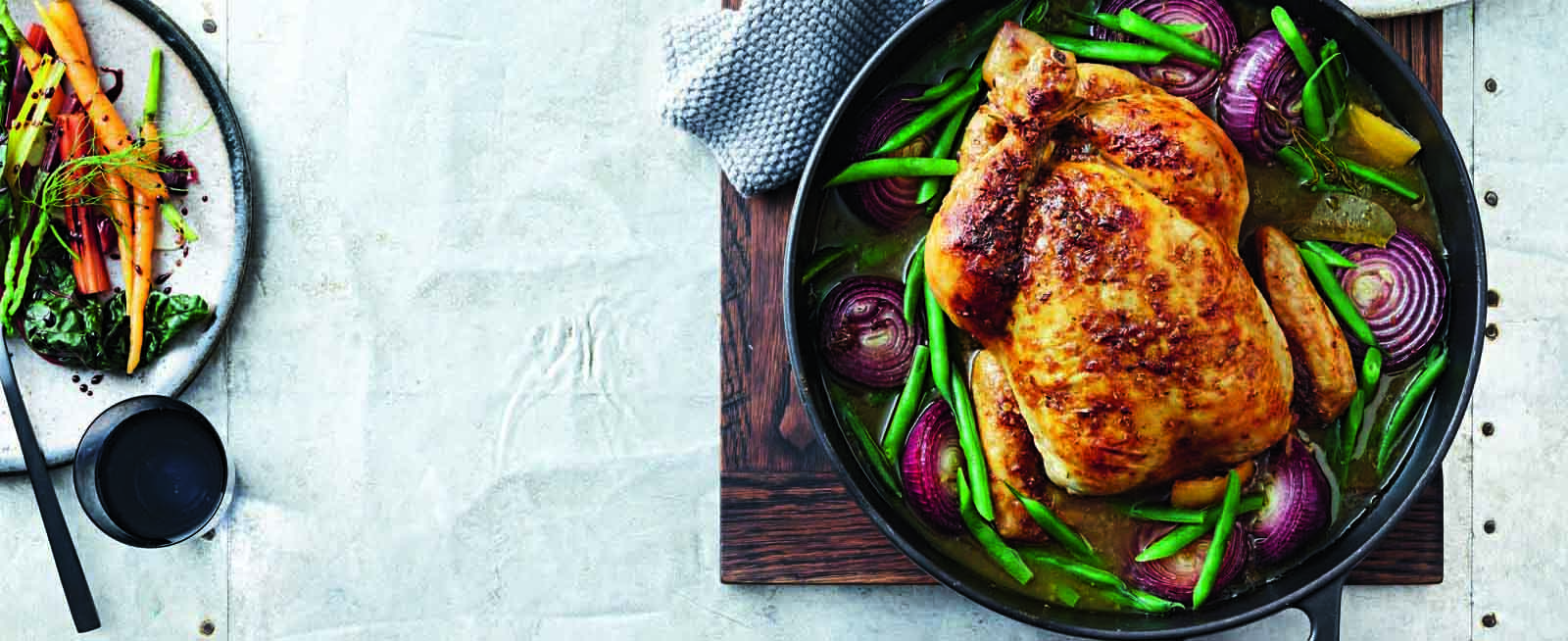 Spice-Rubbed Pot Roast Chicken Recipe