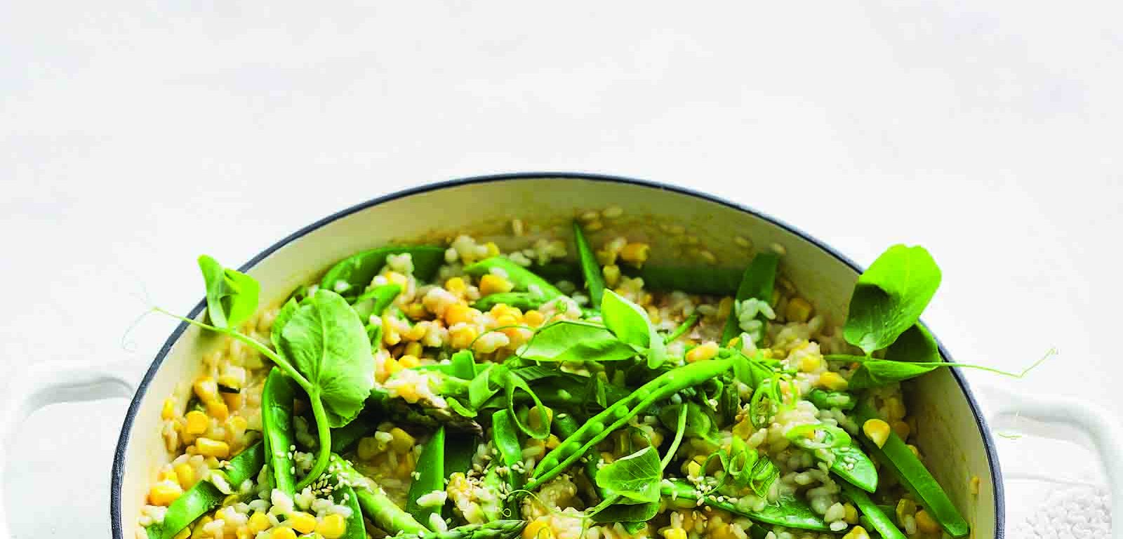 Sweet Corn and Pea Risotto Recipe