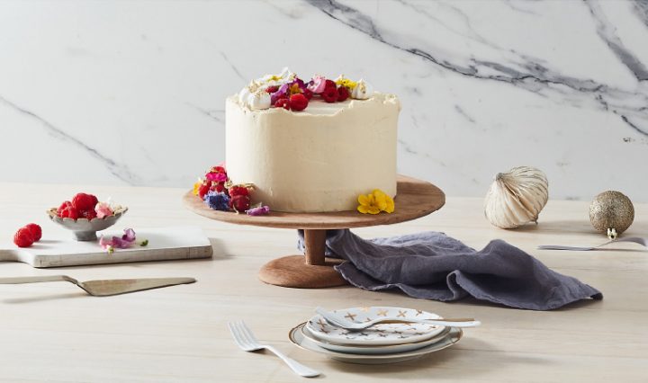 Vanilla and Passionfruit Celebration Cake Christmas Recipe