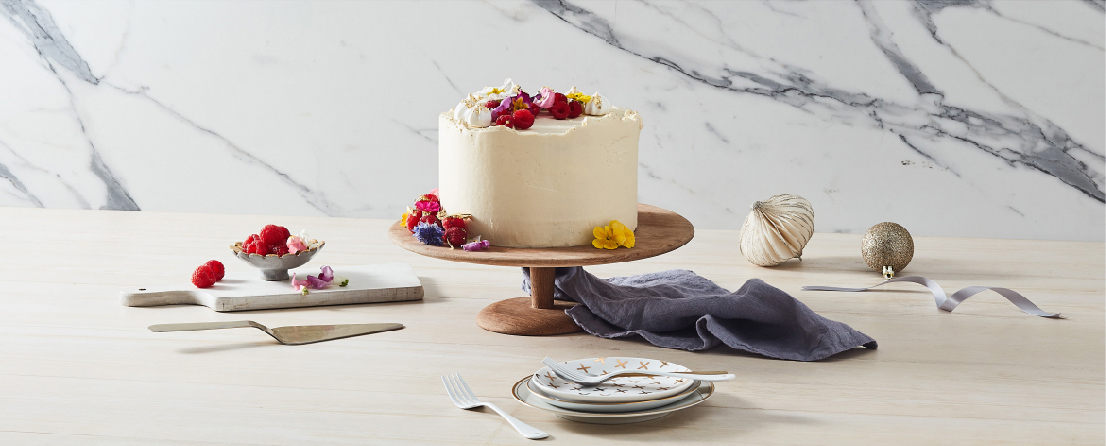 Vanilla and Passionfruit Celebration Cake Christmas Recipe