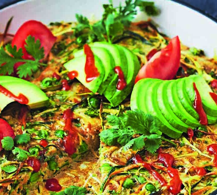 Zucchini and Pea Slice Recipe