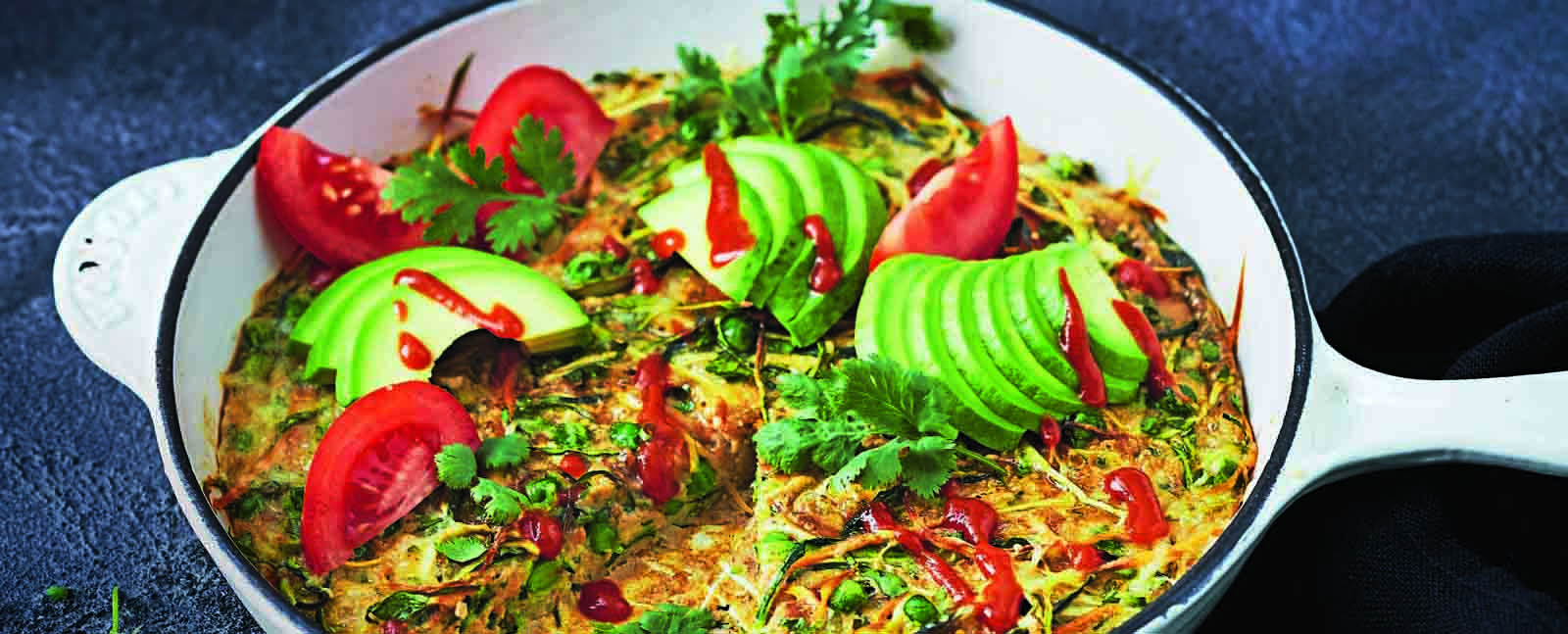 Zucchini and Pea Slice Recipe